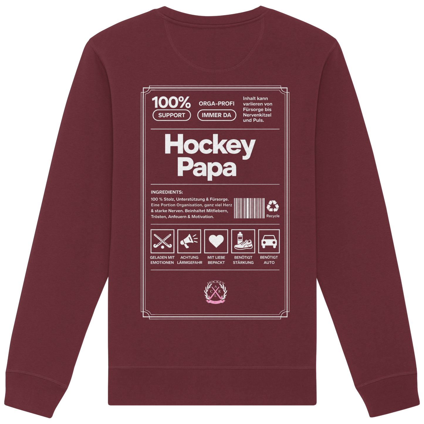 Hockey Papa - Organic Basic Unisex Sweatshirt