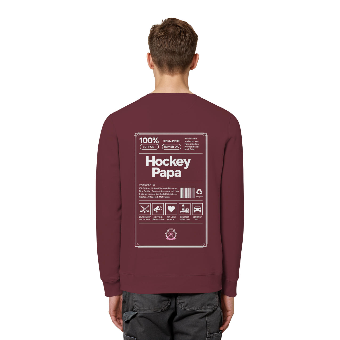 Hockey Papa - Organic Basic Unisex Sweatshirt