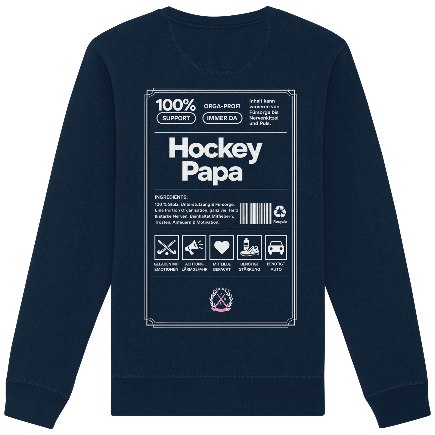 Hockey Papa - Organic Basic Unisex Sweatshirt