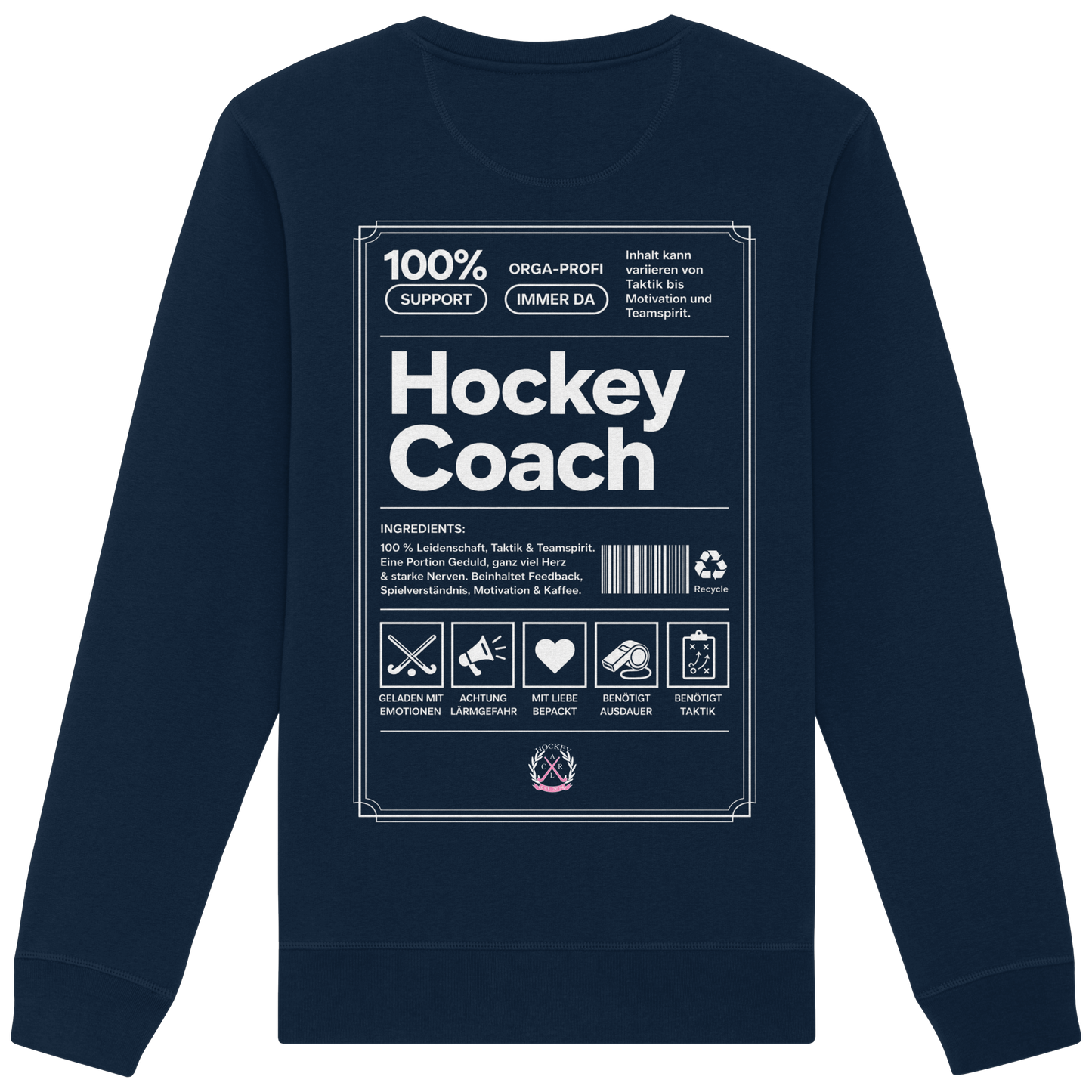Hockey Coach - Organic Basic Unisex Sweatshirt - Hockeycarl