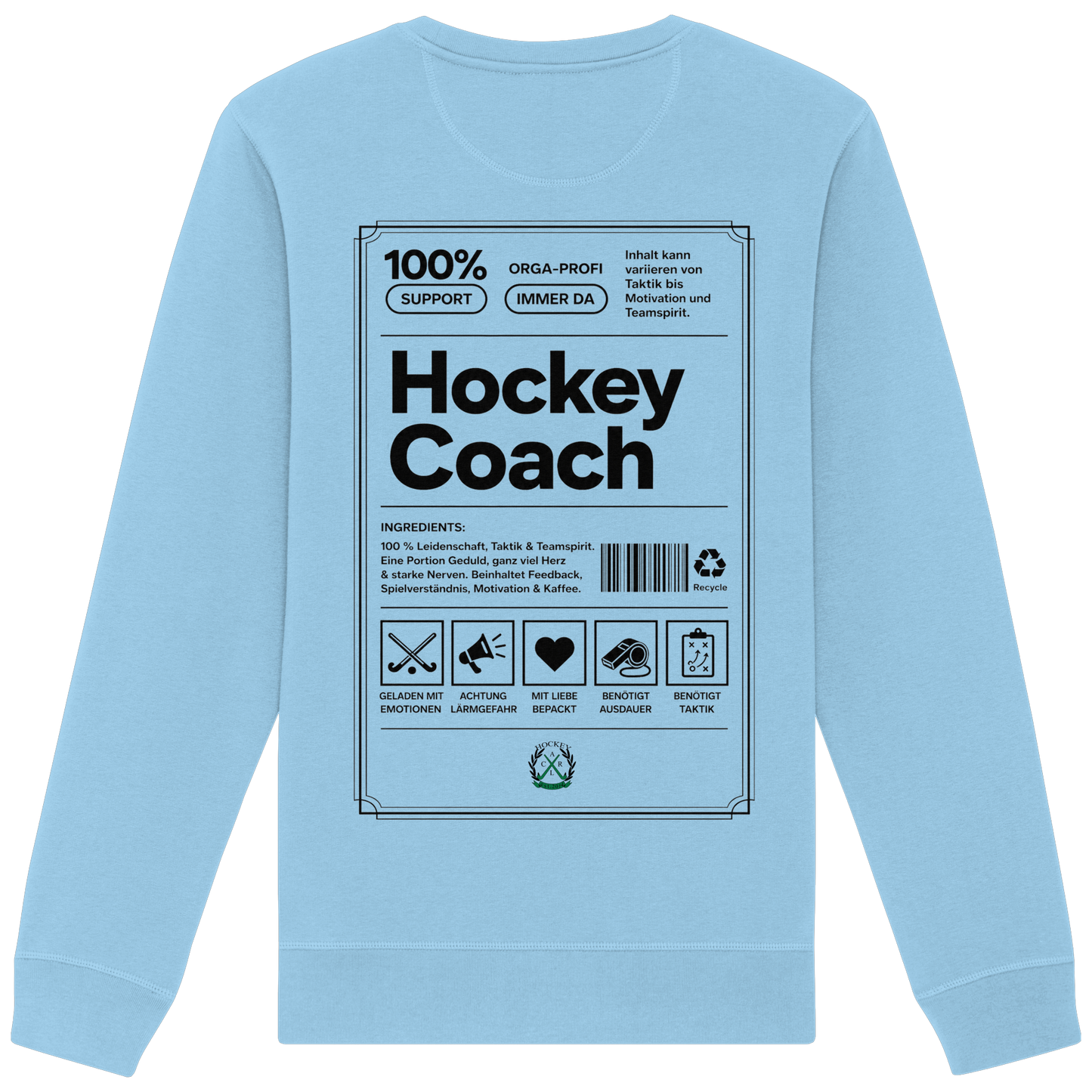 Hockey Coach - Organic Basic Unisex Sweatshirt - Hockeycarl