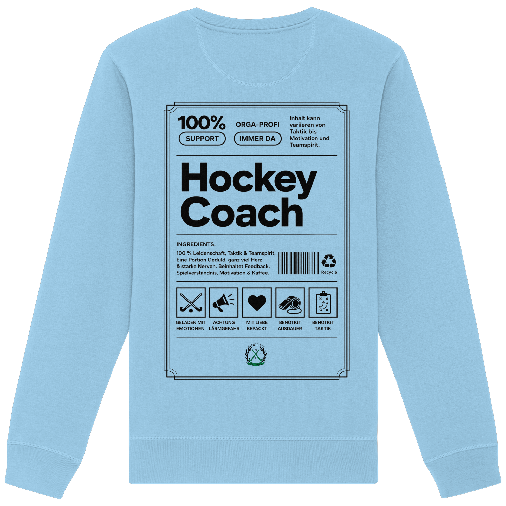 Hockey Coach - Organic Basic Unisex Sweatshirt - Hockeycarl