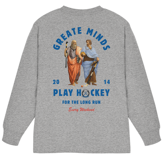 Greate Minds - Organic Heavy Oversized Longsleeve T-Shirt - Hockeycarl
