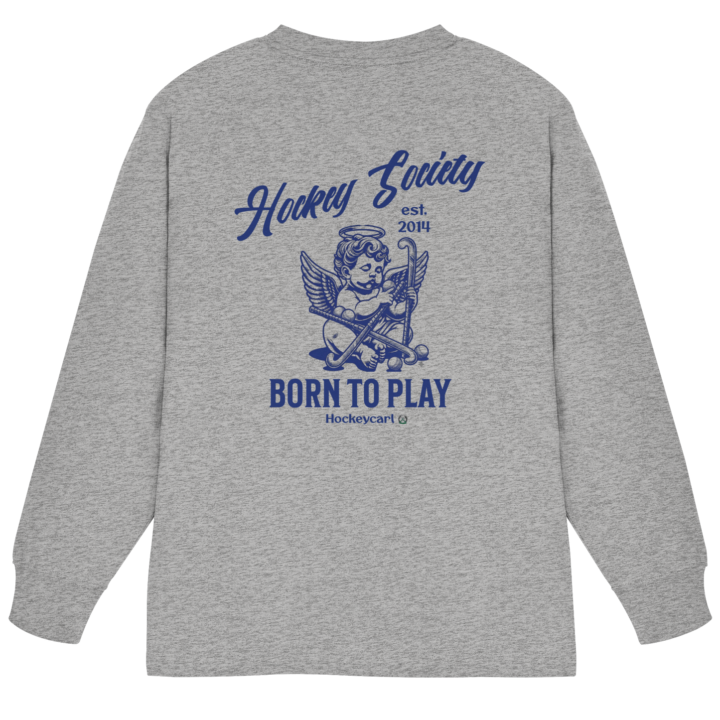 Hockey Society - Organic Heavy Oversized Longsleeve T-Shirt - Hockeycarl