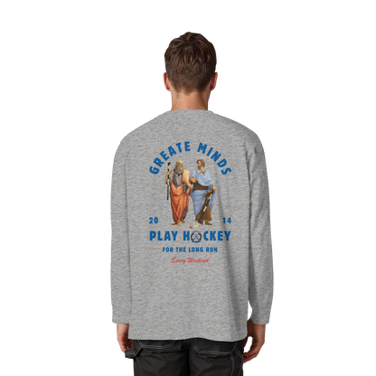 Greate Minds - Organic Heavy Oversized Longsleeve T-Shirt - Hockeycarl