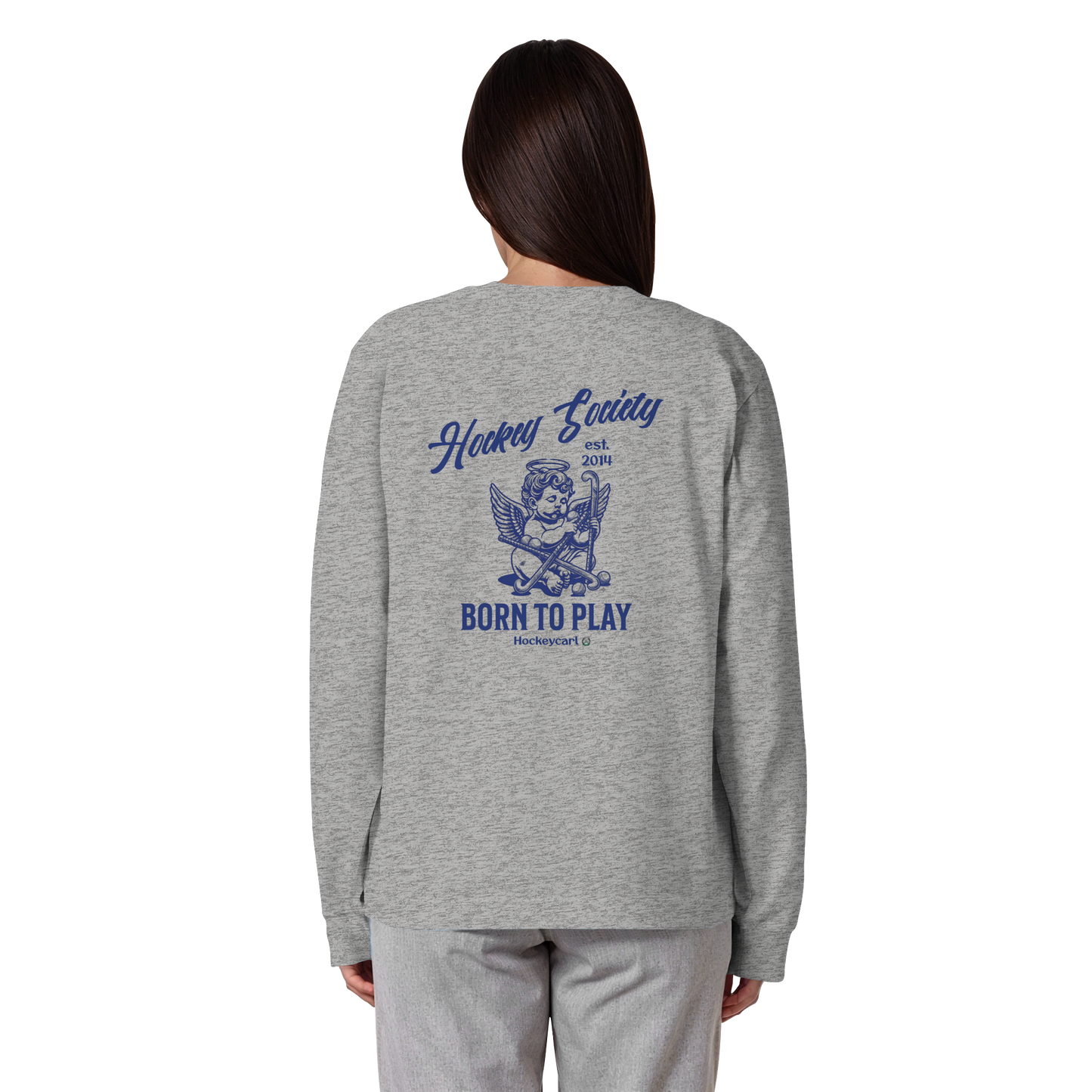 Hockey Society - Organic Heavy Oversized Longsleeve T-Shirt - Hockeycarl