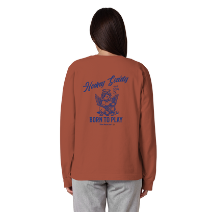 Hockey Society - Organic Heavy Oversized Longsleeve T-Shirt - Hockeycarl