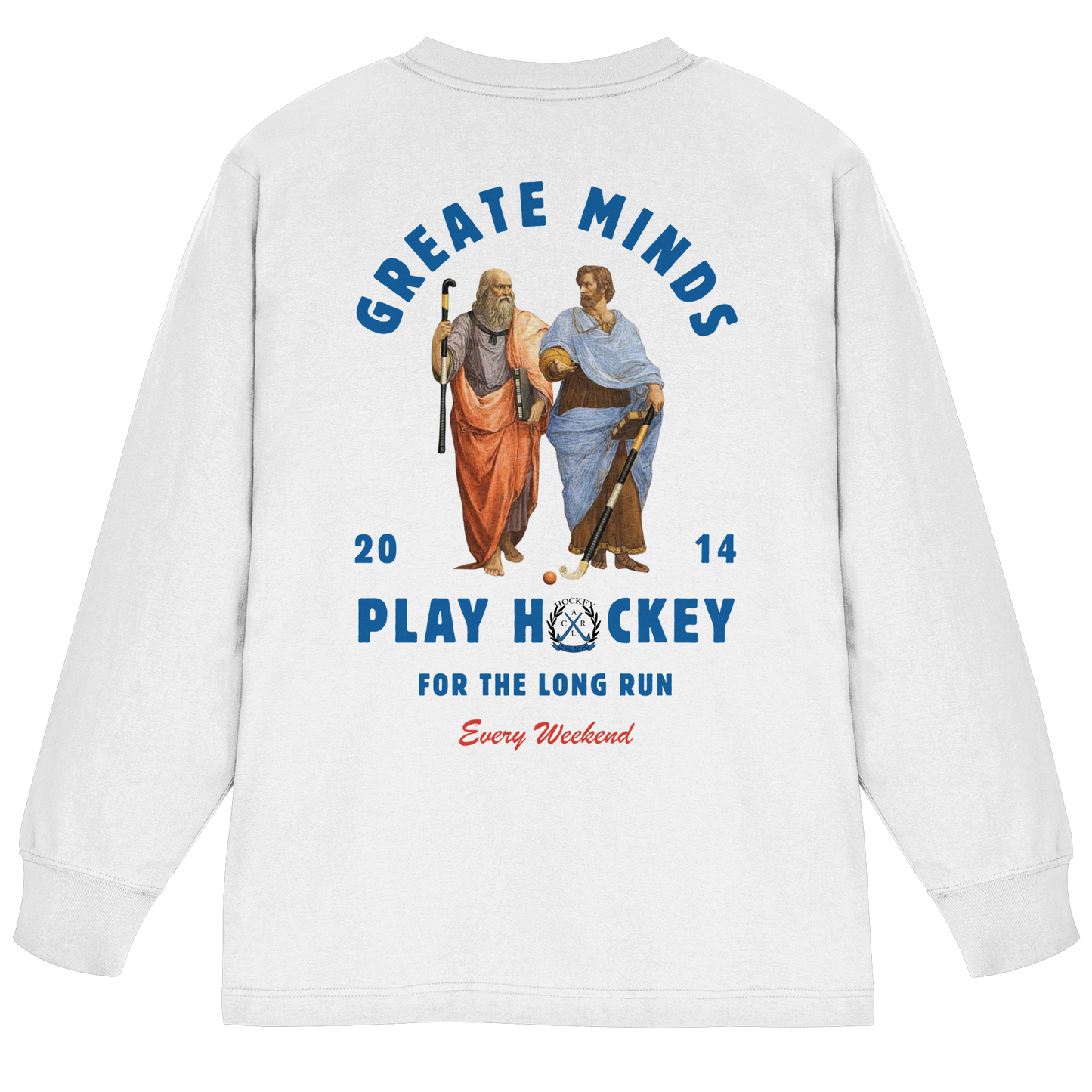 Greate Minds - Organic Heavy Oversized Longsleeve T-Shirt - Hockeycarl