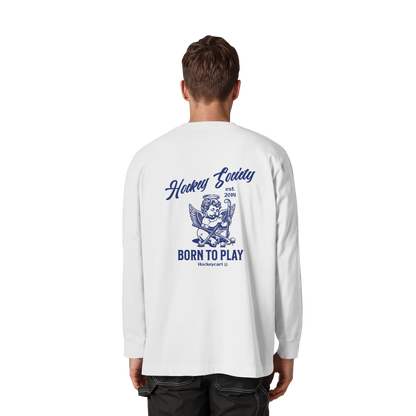 Hockey Society - Organic Heavy Oversized Longsleeve T-Shirt - Hockeycarl