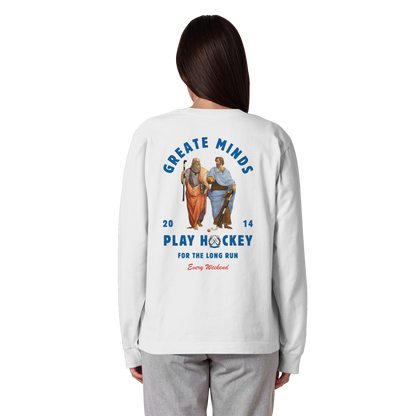 Greate Minds - Organic Heavy Oversized Longsleeve T-Shirt - Hockeycarl