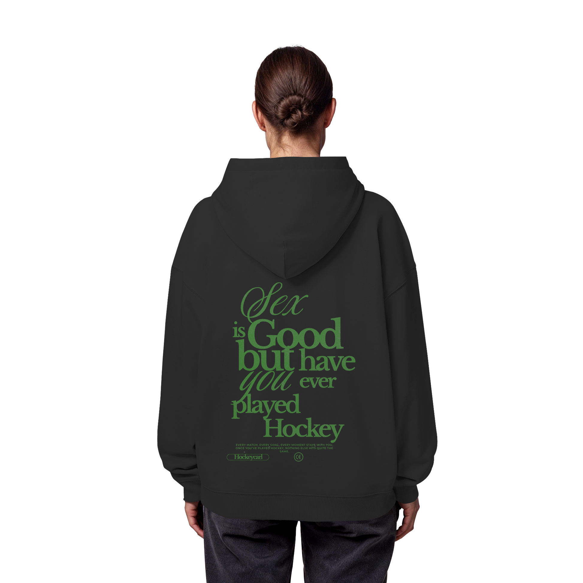 Sex is good - Organic Oversize Hoodie - Hockeycarl