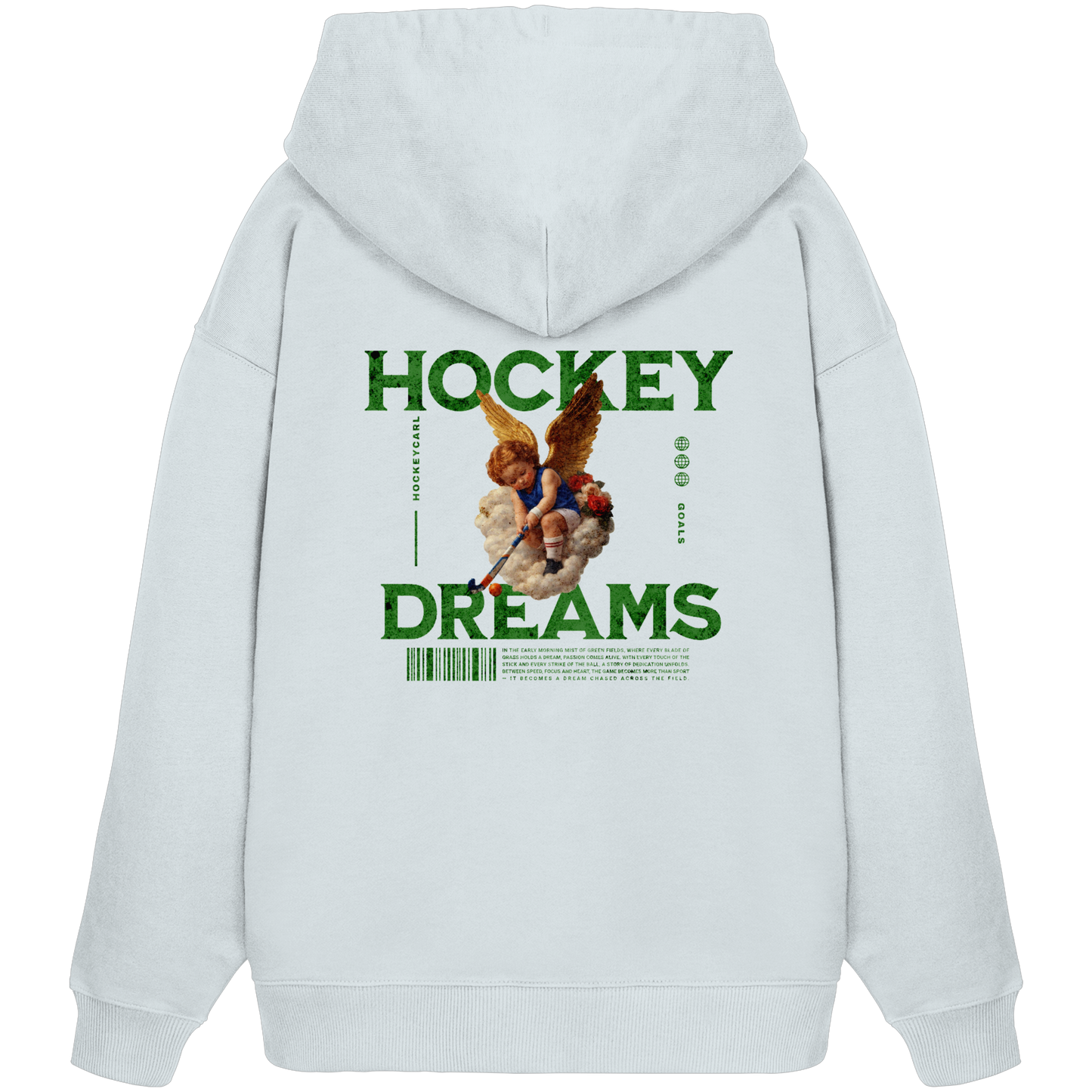 Hockey Dreams - Organic Oversize Hoodie - Hockeycarl
