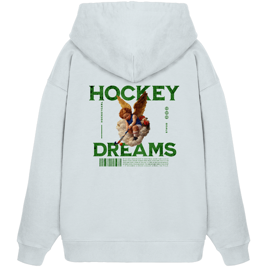 Hockey Dreams - Organic Oversize Hoodie - Hockeycarl