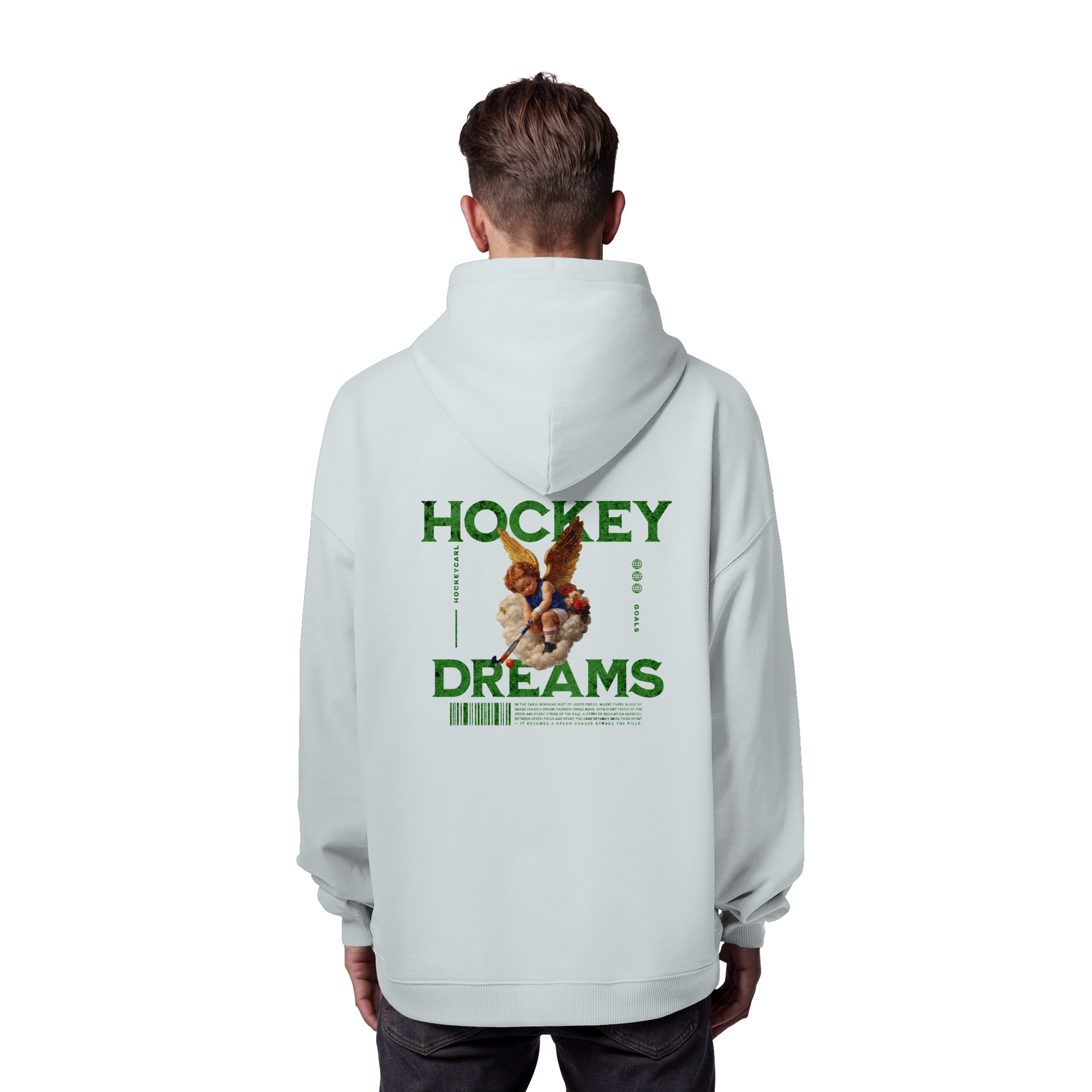 Hockey Dreams - Organic Oversize Hoodie - Hockeycarl