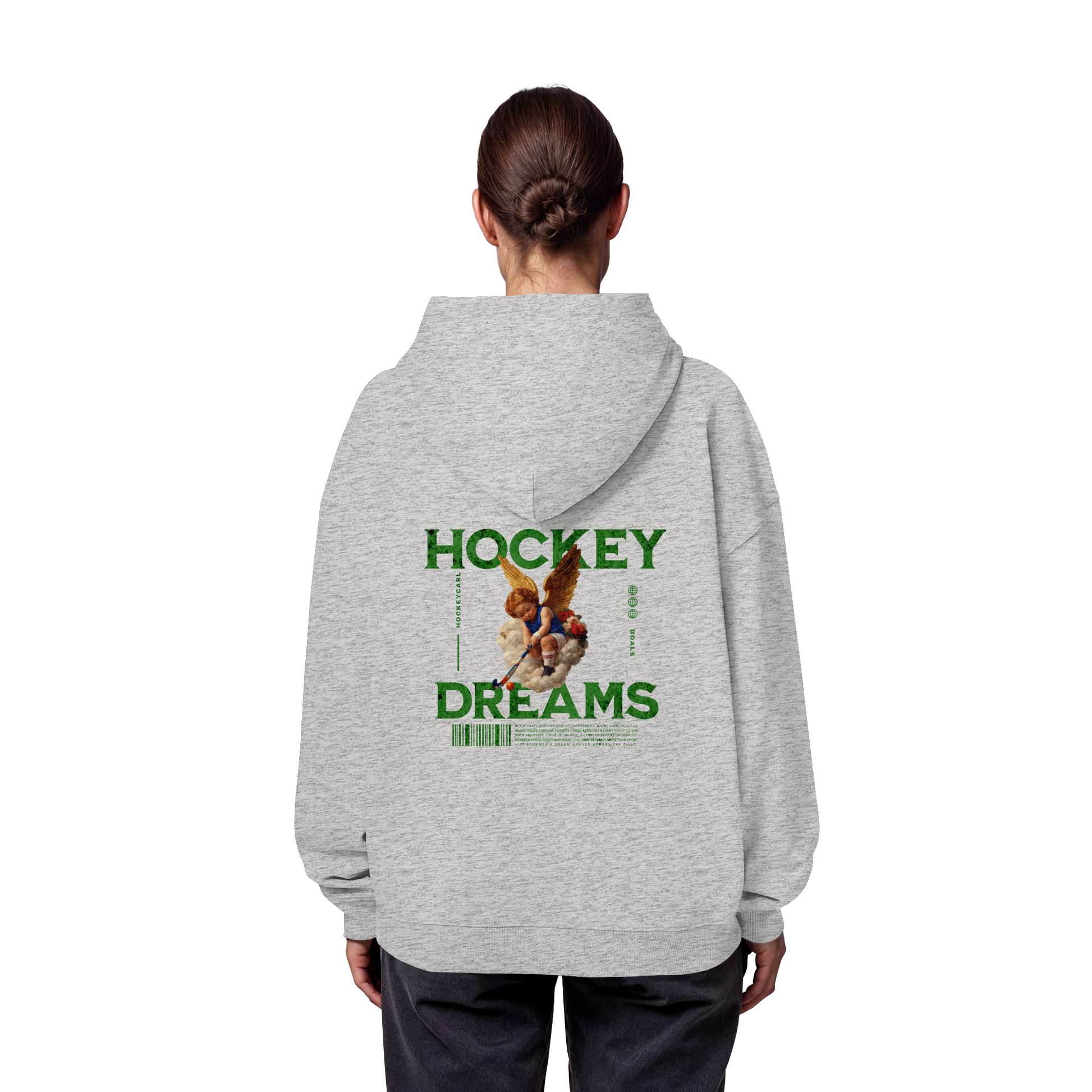 Hockey Dreams - Organic Oversize Hoodie - Hockeycarl