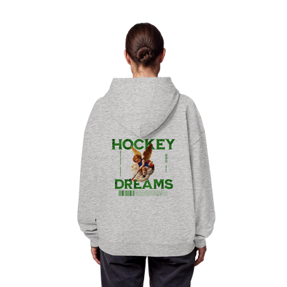 Hockey Dreams - Organic Oversize Hoodie - Hockeycarl