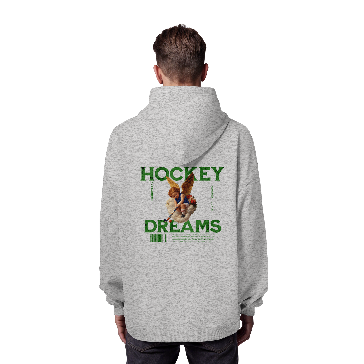 Hockey Dreams - Organic Oversize Hoodie - Hockeycarl