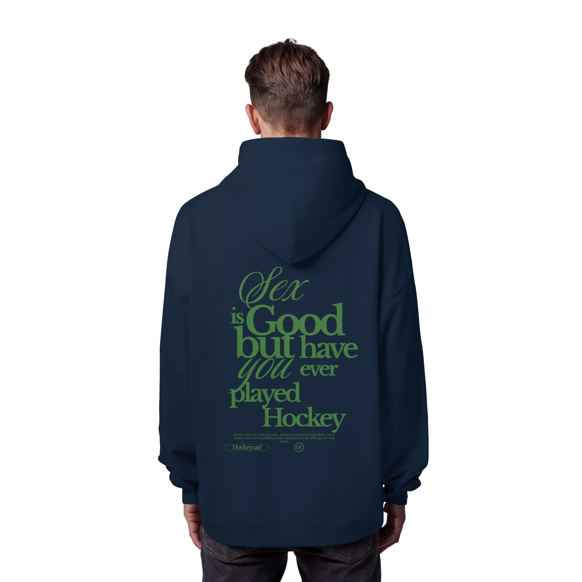 Sex is good - Organic Oversize Hoodie - Hockeycarl