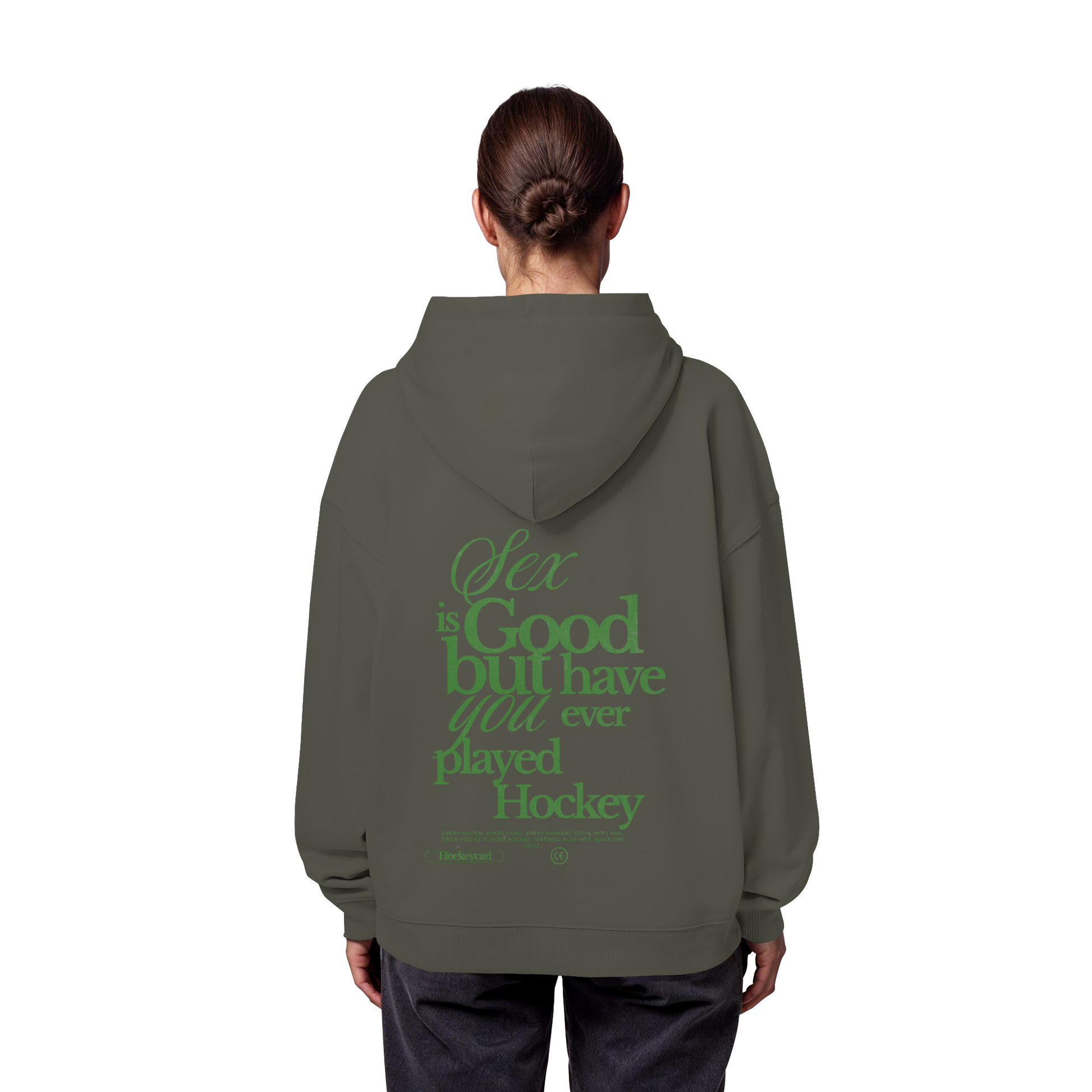 Sex is good - Organic Oversize Hoodie - Hockeycarl