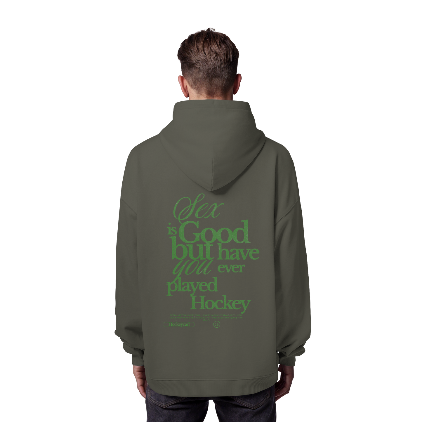 Sex is good - Organic Oversize Hoodie - Hockeycarl