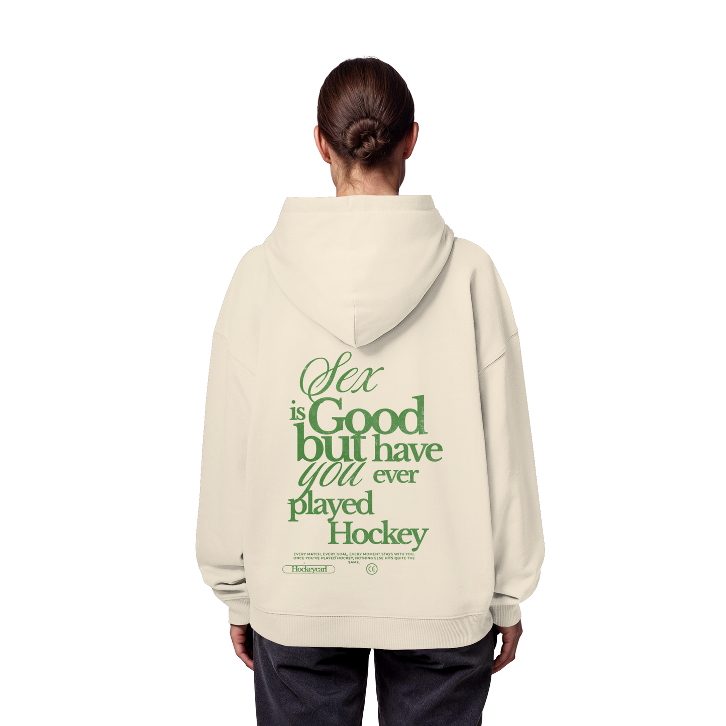 Sex is good - Organic Oversize Hoodie - Hockeycarl