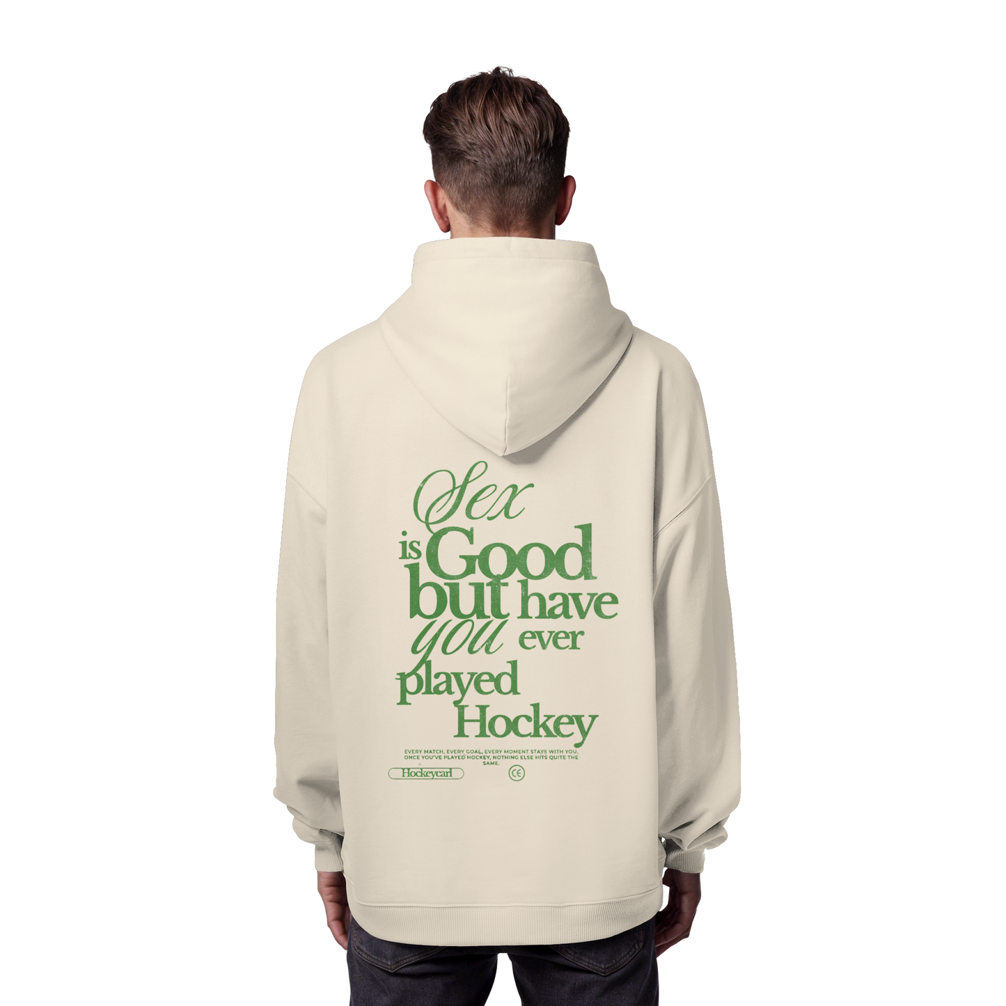 Sex is good - Organic Oversize Hoodie - Hockeycarl