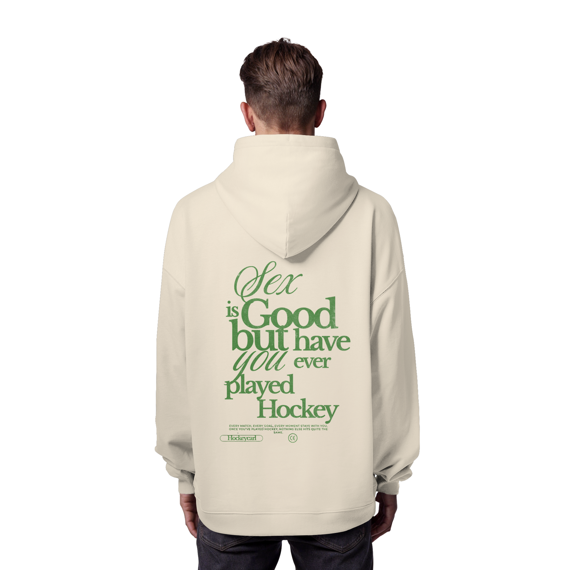 Sex is good - Organic Oversize Hoodie - Hockeycarl