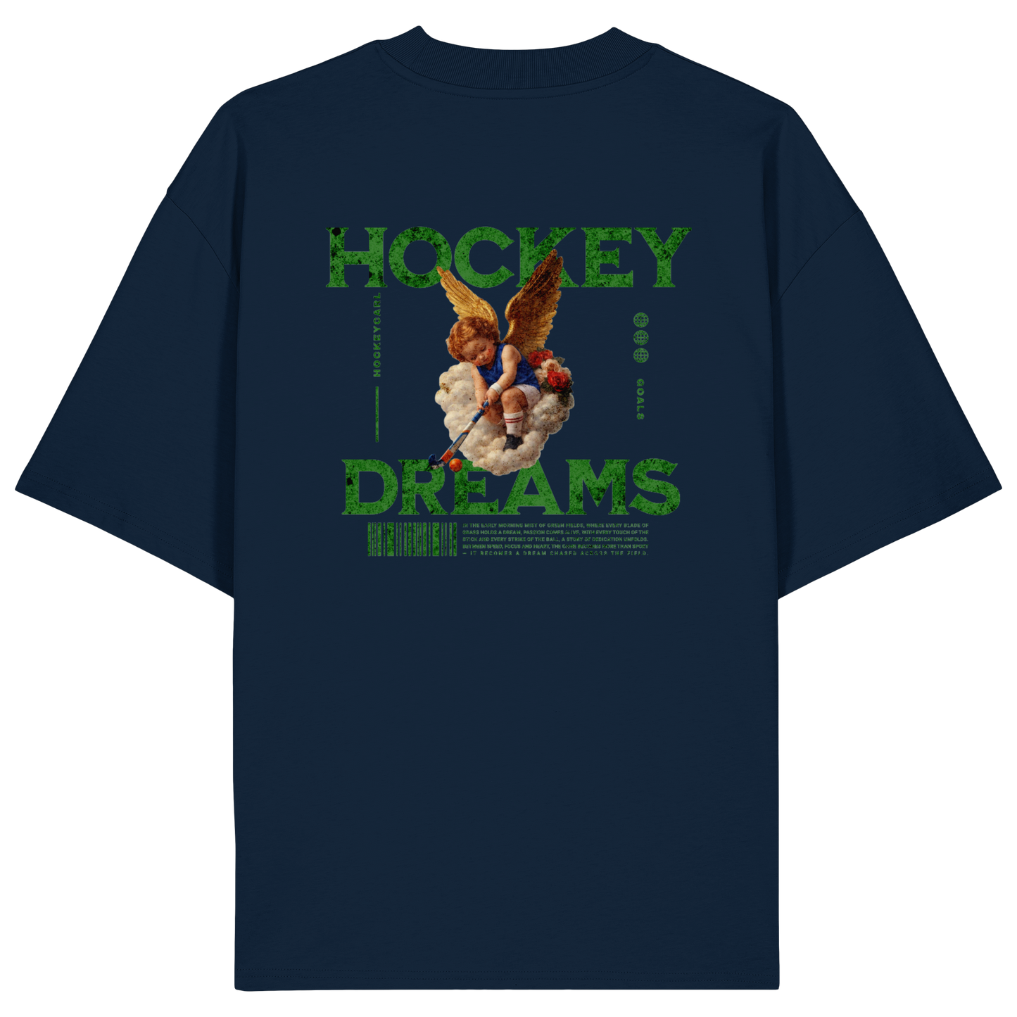 Hockey Dreams - Organic Oversize Shirt - Hockeycarl