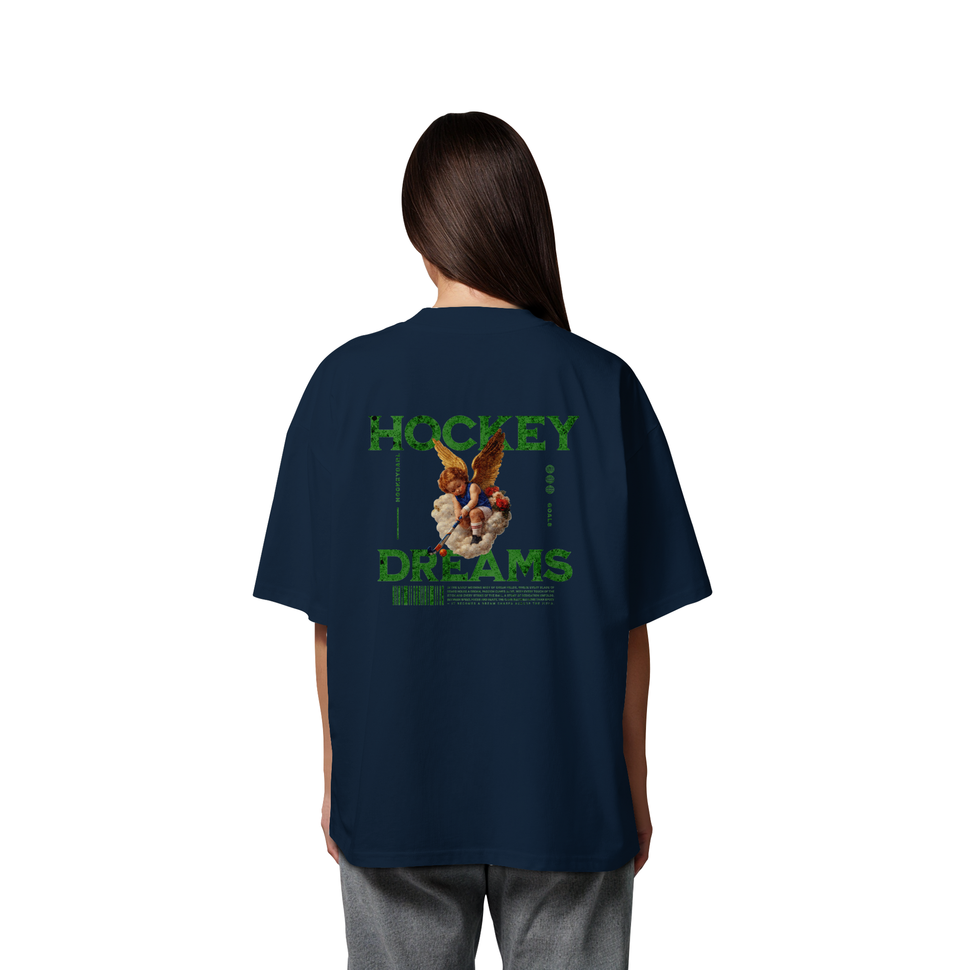Hockey Dreams - Organic Oversize Shirt - Hockeycarl