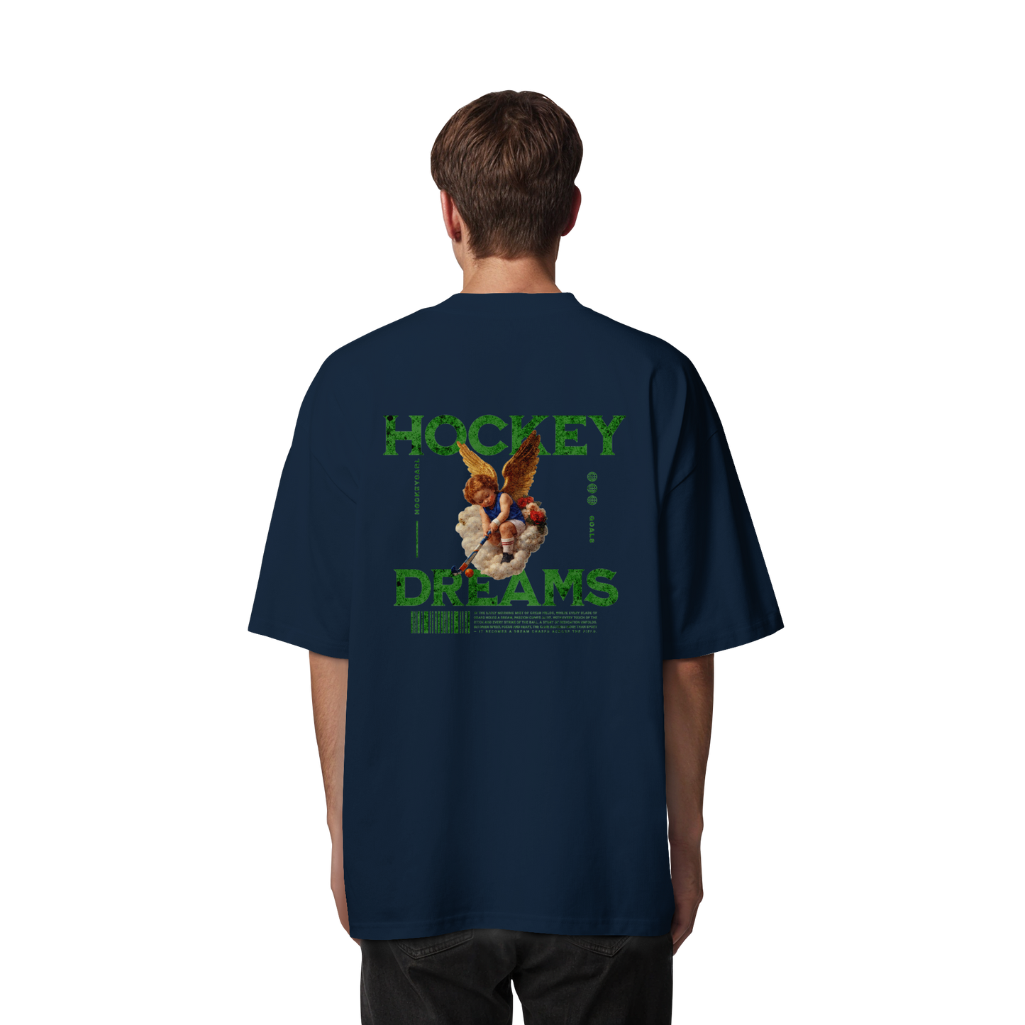 Hockey Dreams - Organic Oversize Shirt - Hockeycarl