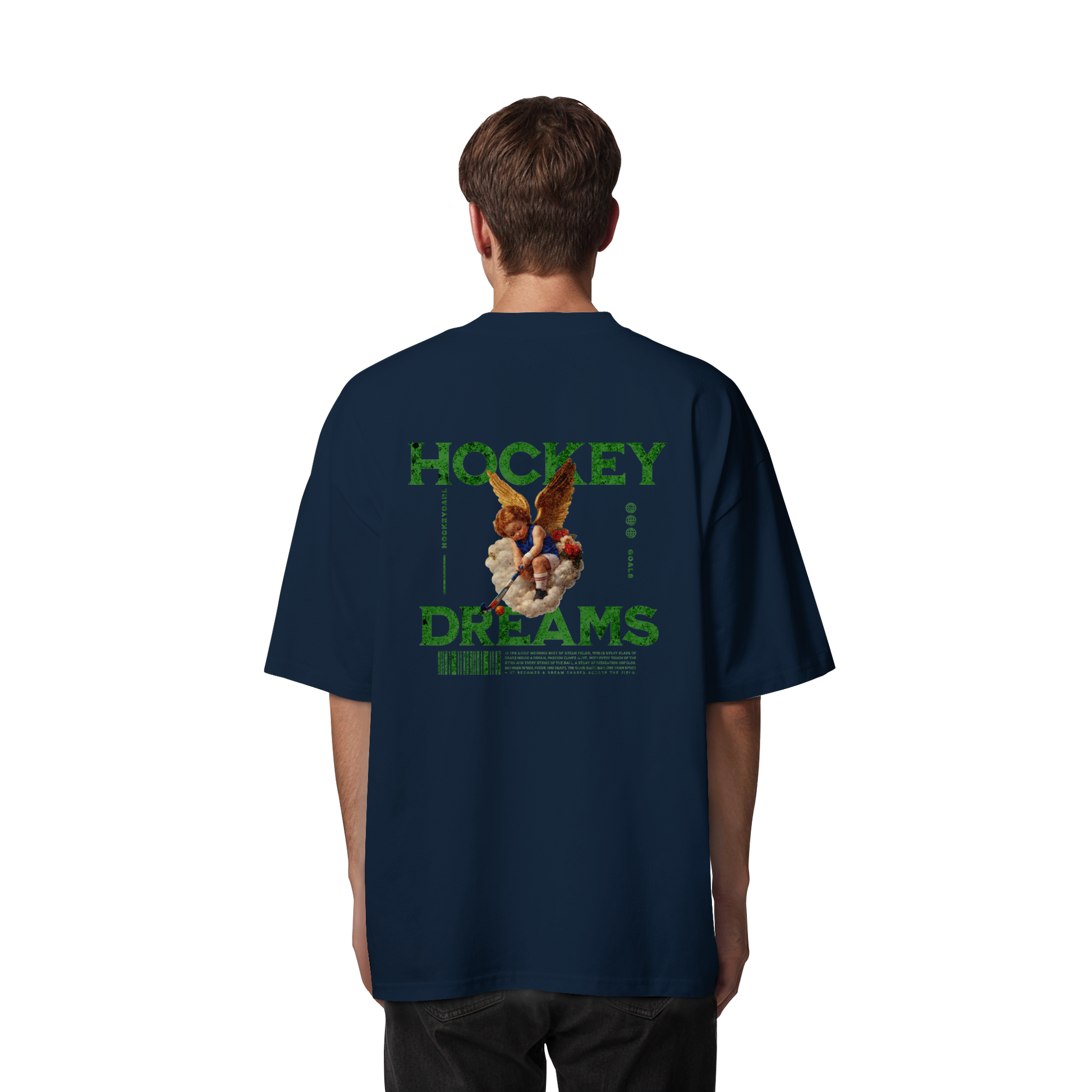 Hockey Dreams - Organic Oversize Shirt - Hockeycarl