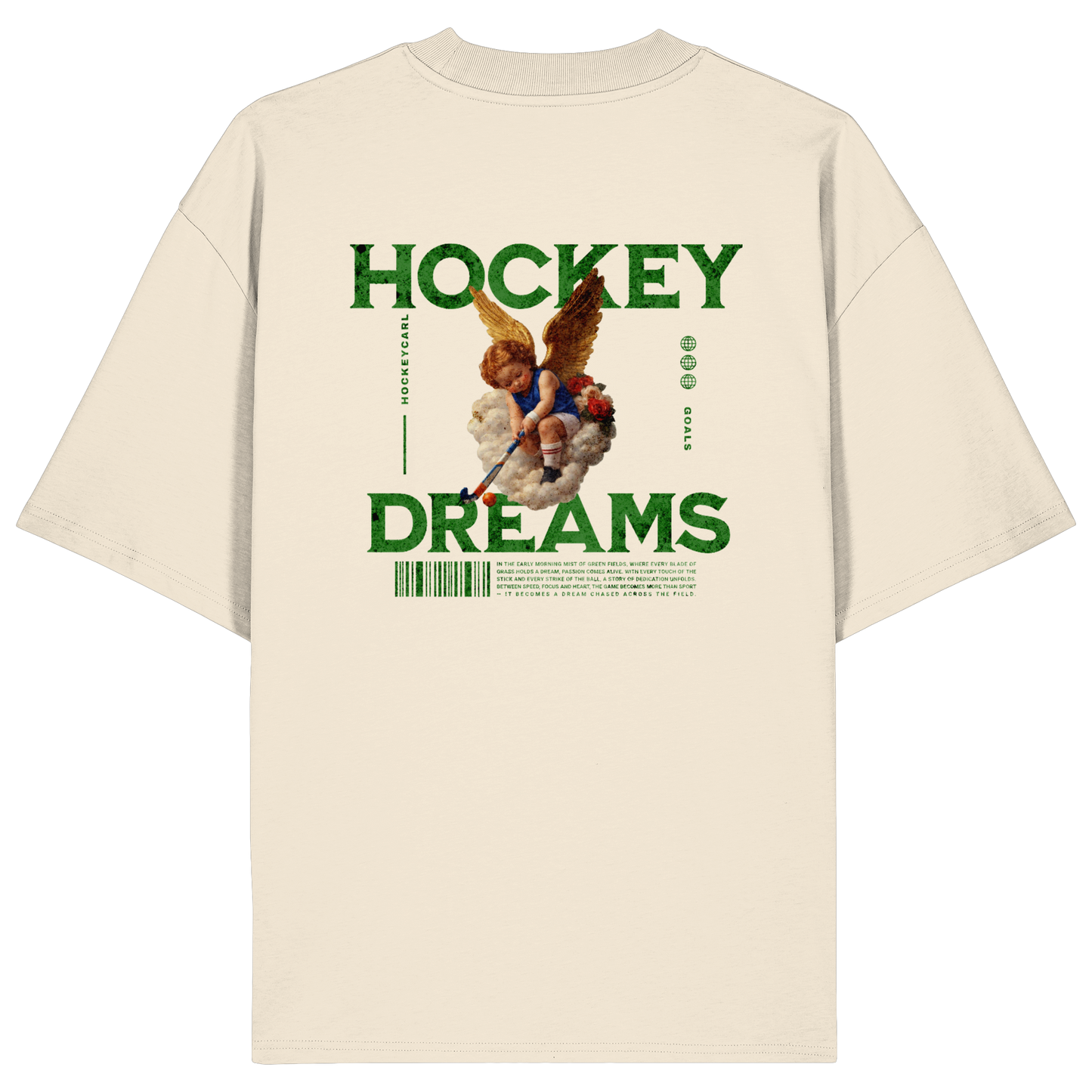 Hockey Dreams - Organic Oversize Shirt - Hockeycarl