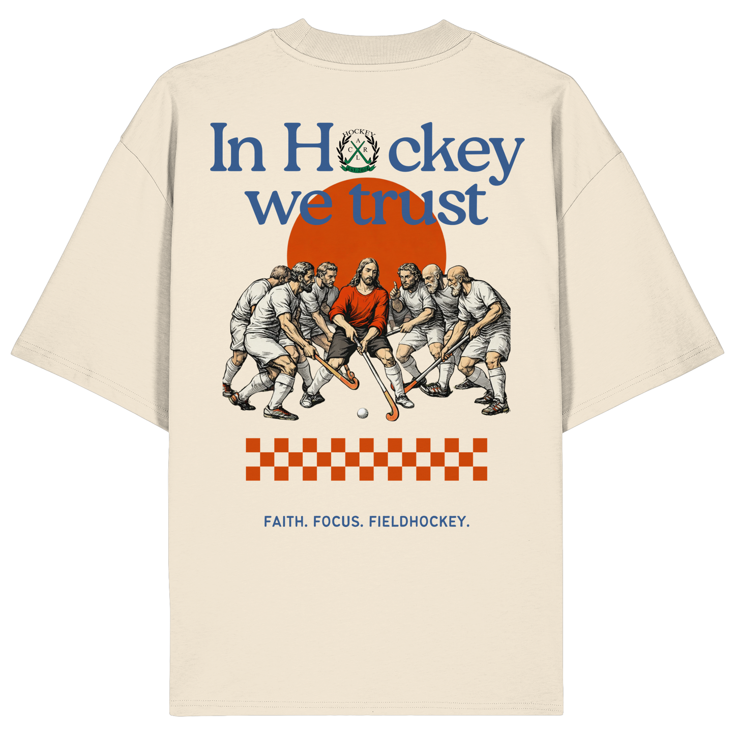 In Hockey we trust - Organic Oversize Shirt - Hockeycarl