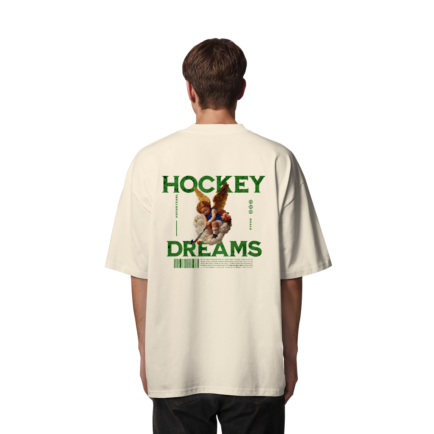 Hockey Dreams - Organic Oversize Shirt - Hockeycarl