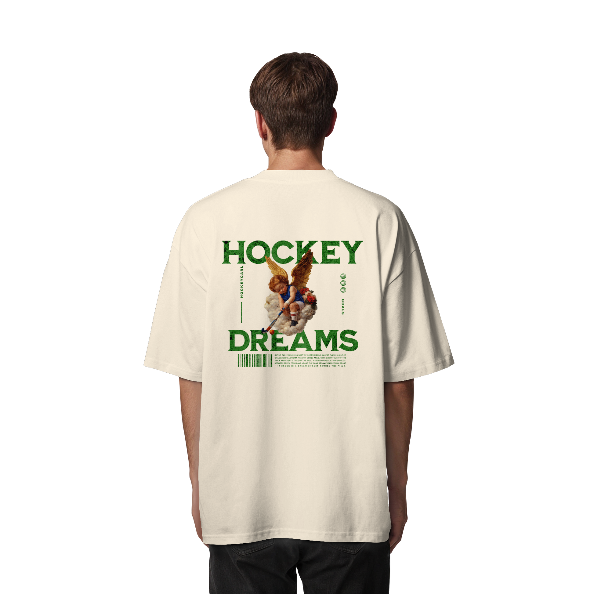 Hockey Dreams - Organic Oversize Shirt - Hockeycarl