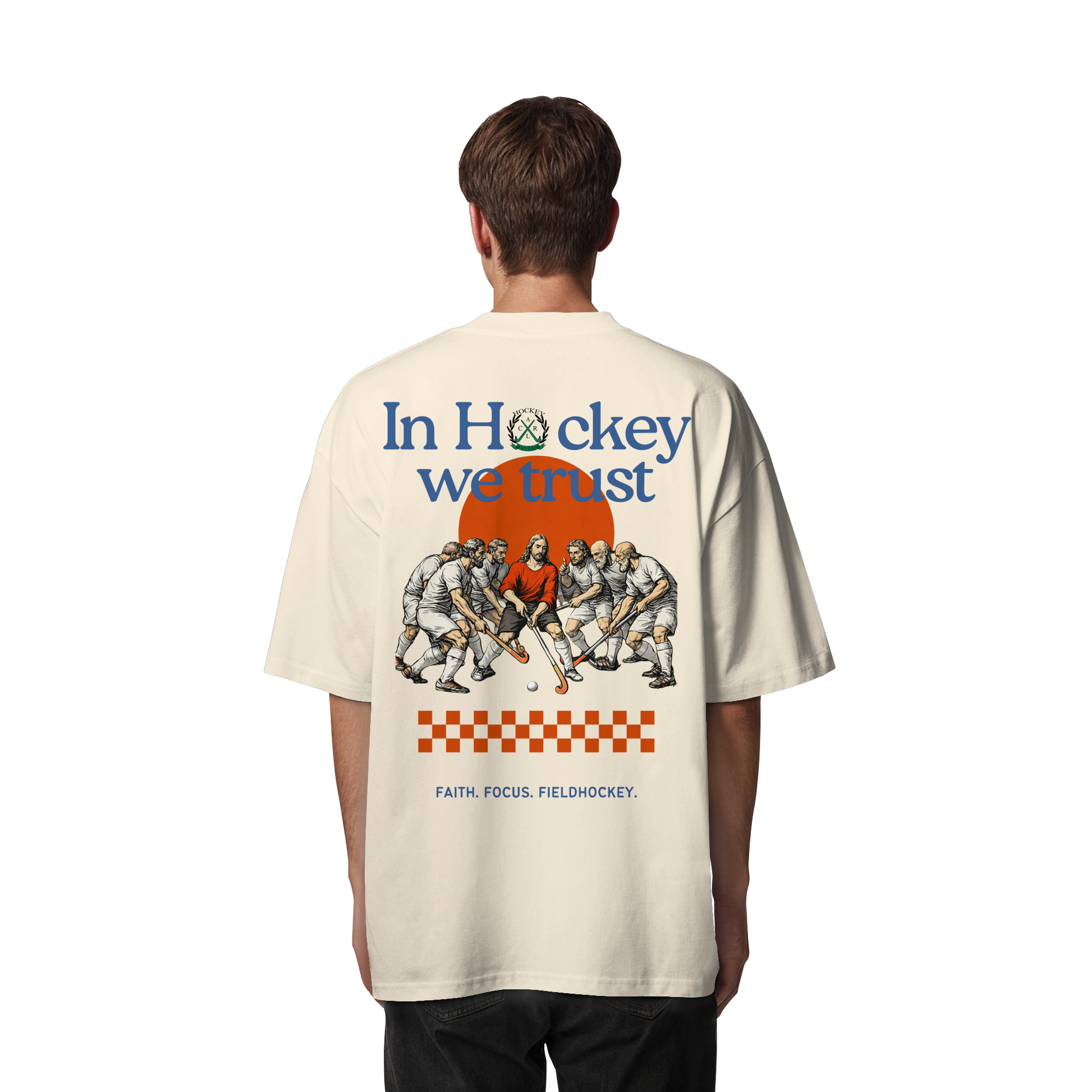 In Hockey we trust - Organic Oversize Shirt - Hockeycarl