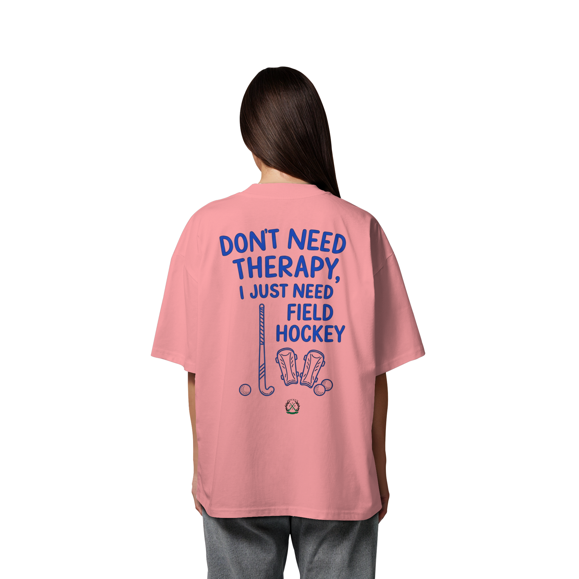 Don't Need Therapy  - Organic Oversize Shirt - Hockeycarl