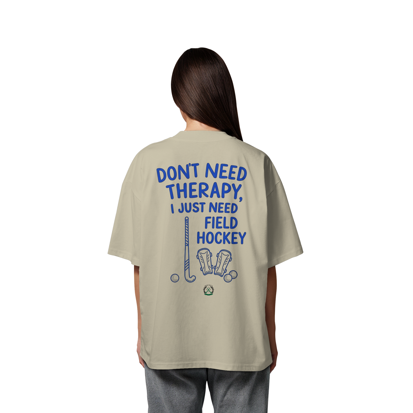 Don't Need Therapy  - Organic Oversize Shirt - Hockeycarl
