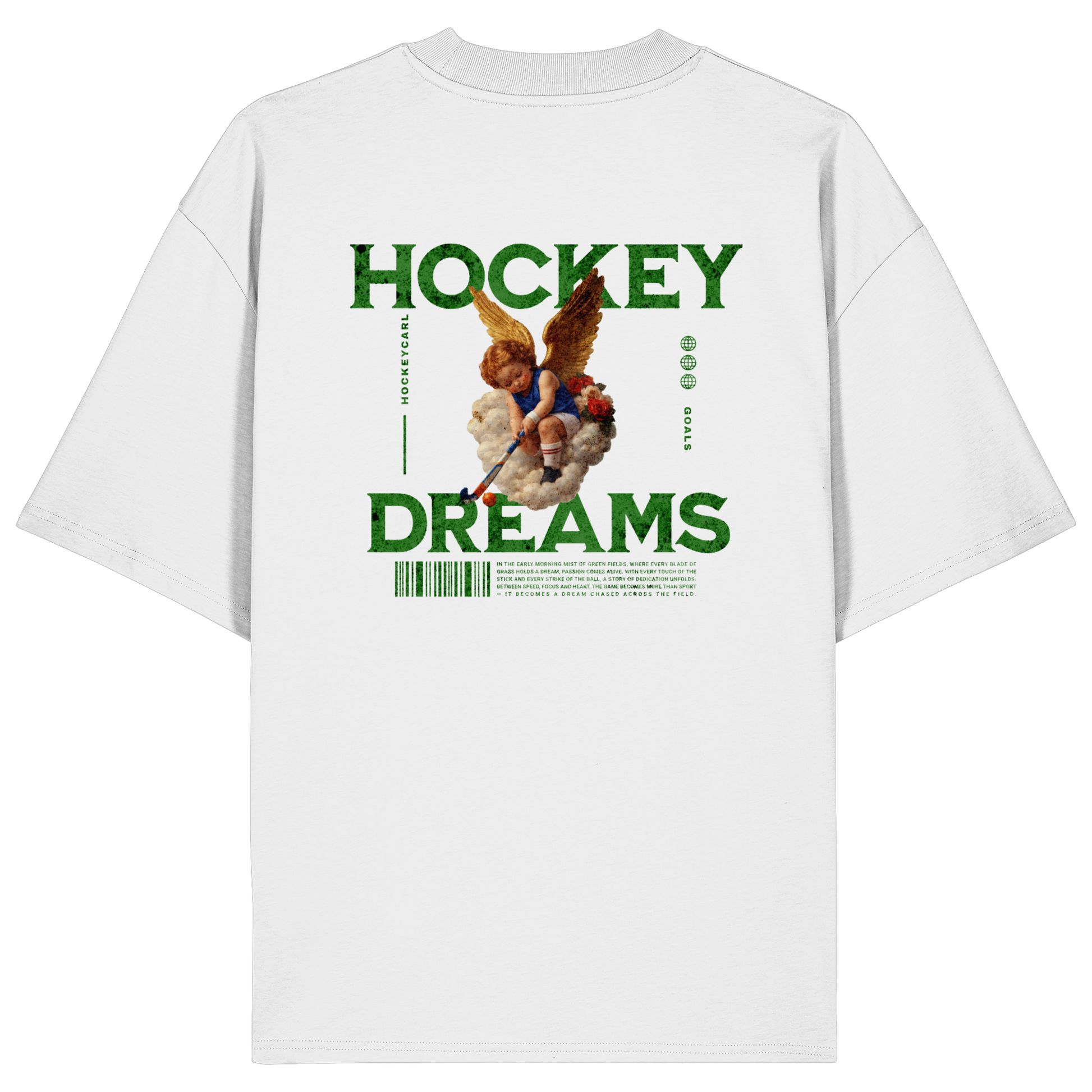 Hockey Dreams - Organic Oversize Shirt - Hockeycarl