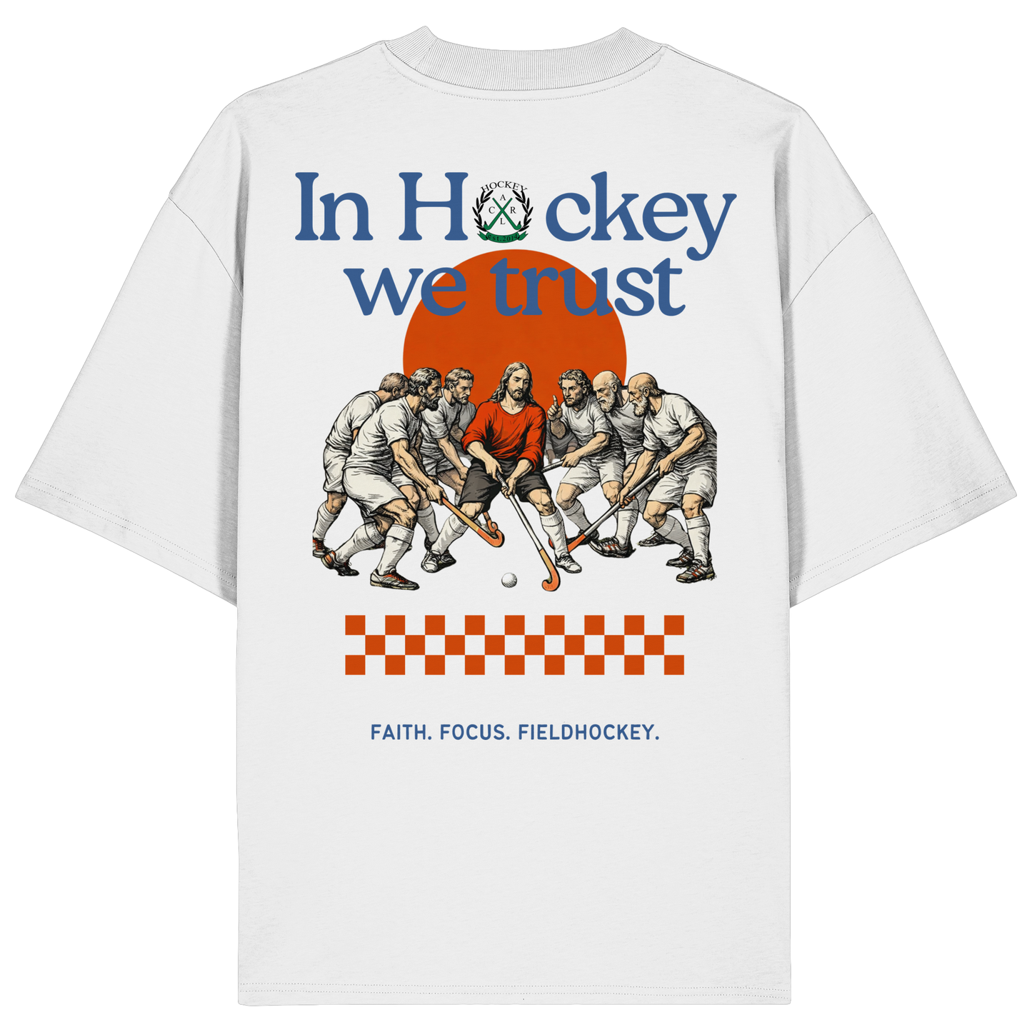 In Hockey we trust - Organic Oversize Shirt - Hockeycarl