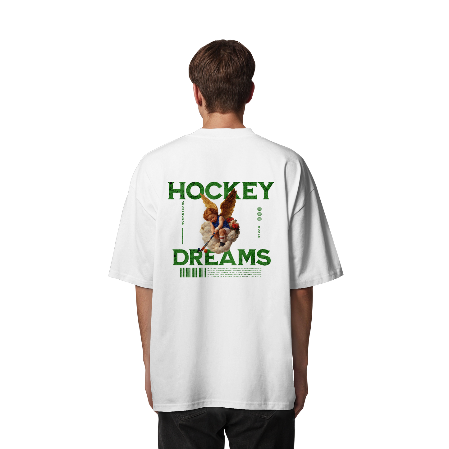 Hockey Dreams - Organic Oversize Shirt - Hockeycarl