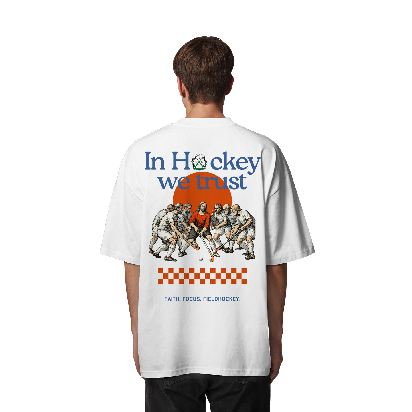 In Hockey we trust - Organic Oversize Shirt - Hockeycarl