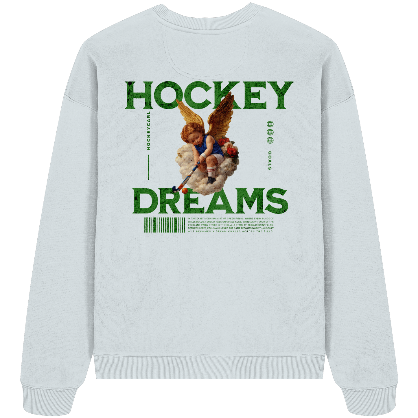 Hockey Dreams - Organic Oversize Sweatshirt - Hockeycarl