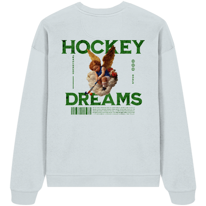 Hockey Dreams - Organic Oversize Sweatshirt - Hockeycarl