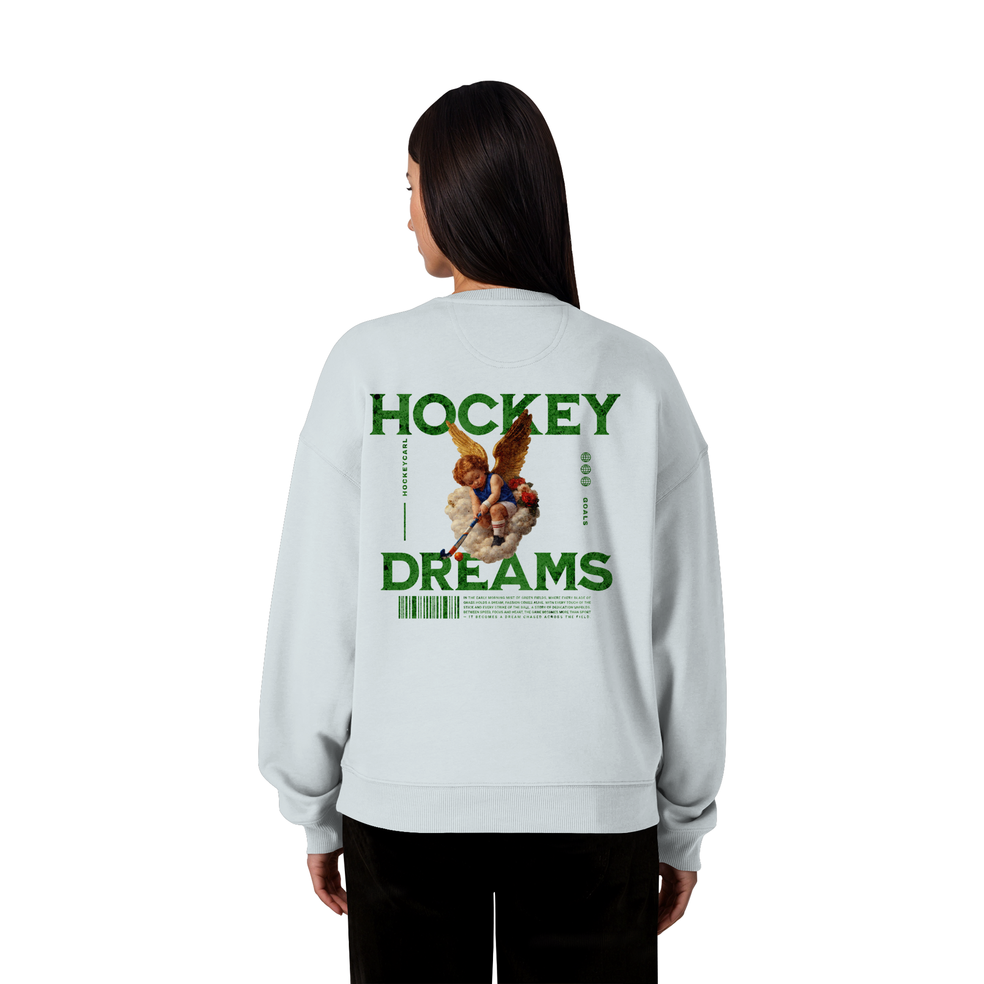 Hockey Dreams - Organic Oversize Sweatshirt - Hockeycarl