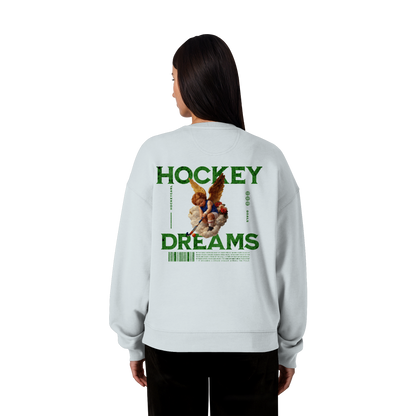 Hockey Dreams - Organic Oversize Sweatshirt - Hockeycarl