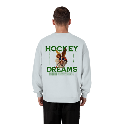 Hockey Dreams - Organic Oversize Sweatshirt - Hockeycarl