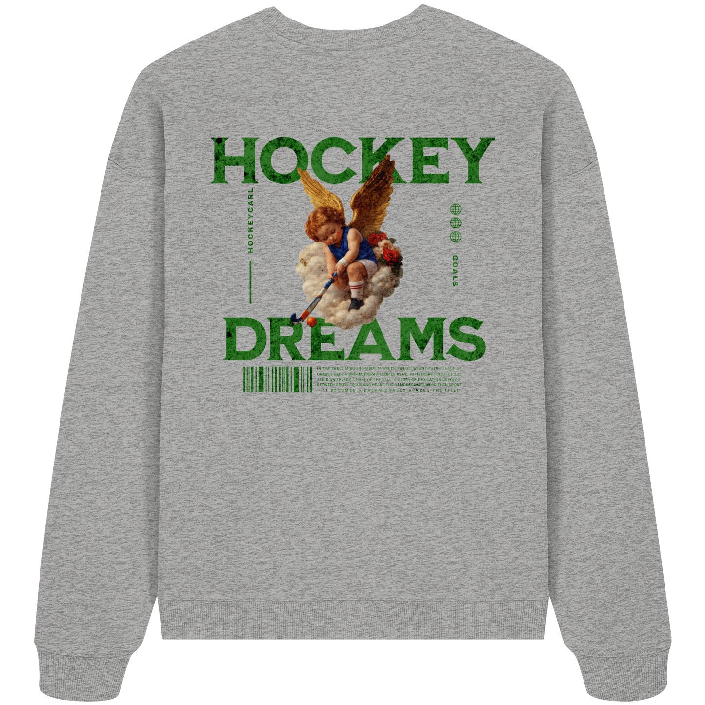 Hockey Dreams - Organic Oversize Sweatshirt - Hockeycarl
