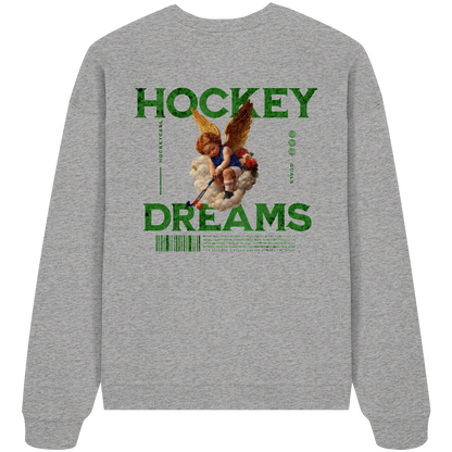 Hockey Dreams - Organic Oversize Sweatshirt - Hockeycarl