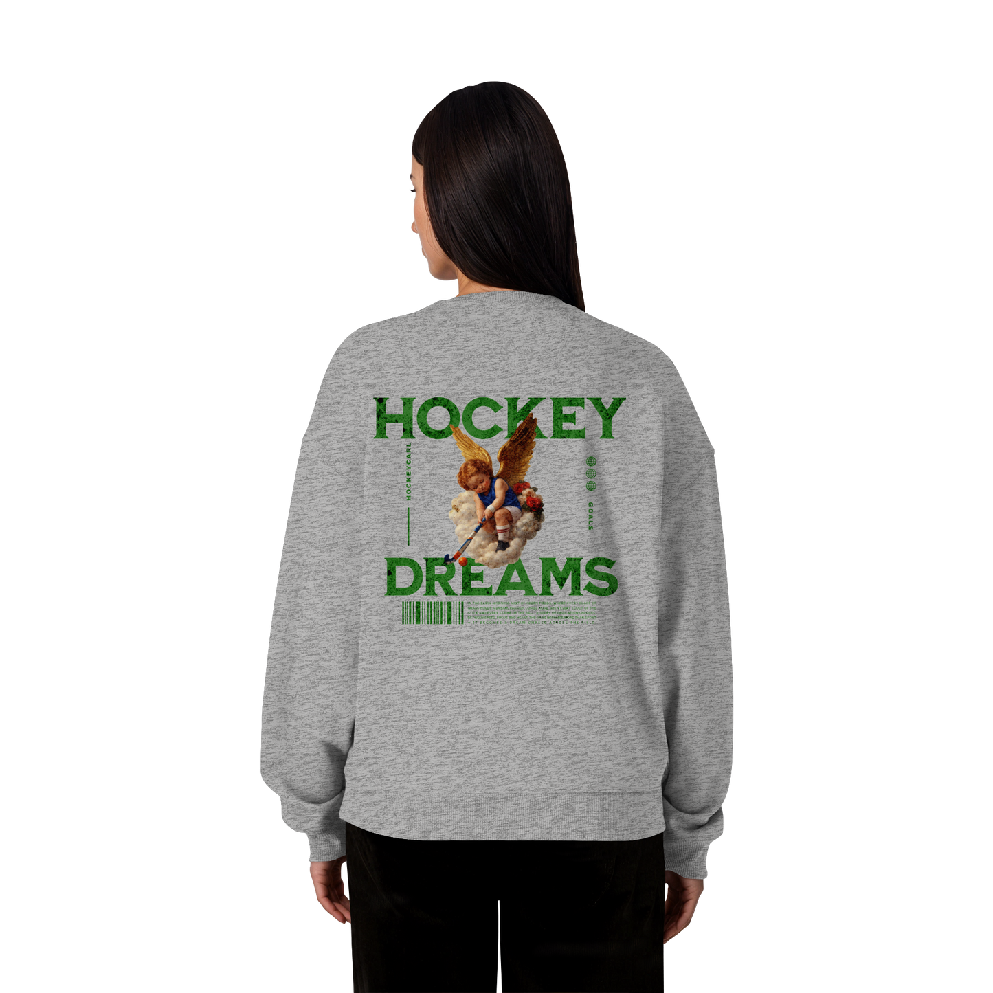 Hockey Dreams - Organic Oversize Sweatshirt - Hockeycarl